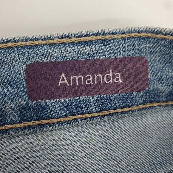 Gloria Vanderbilt Women’s Amanda Jeans Size Missy 18 Blue - Picture 5 of 12